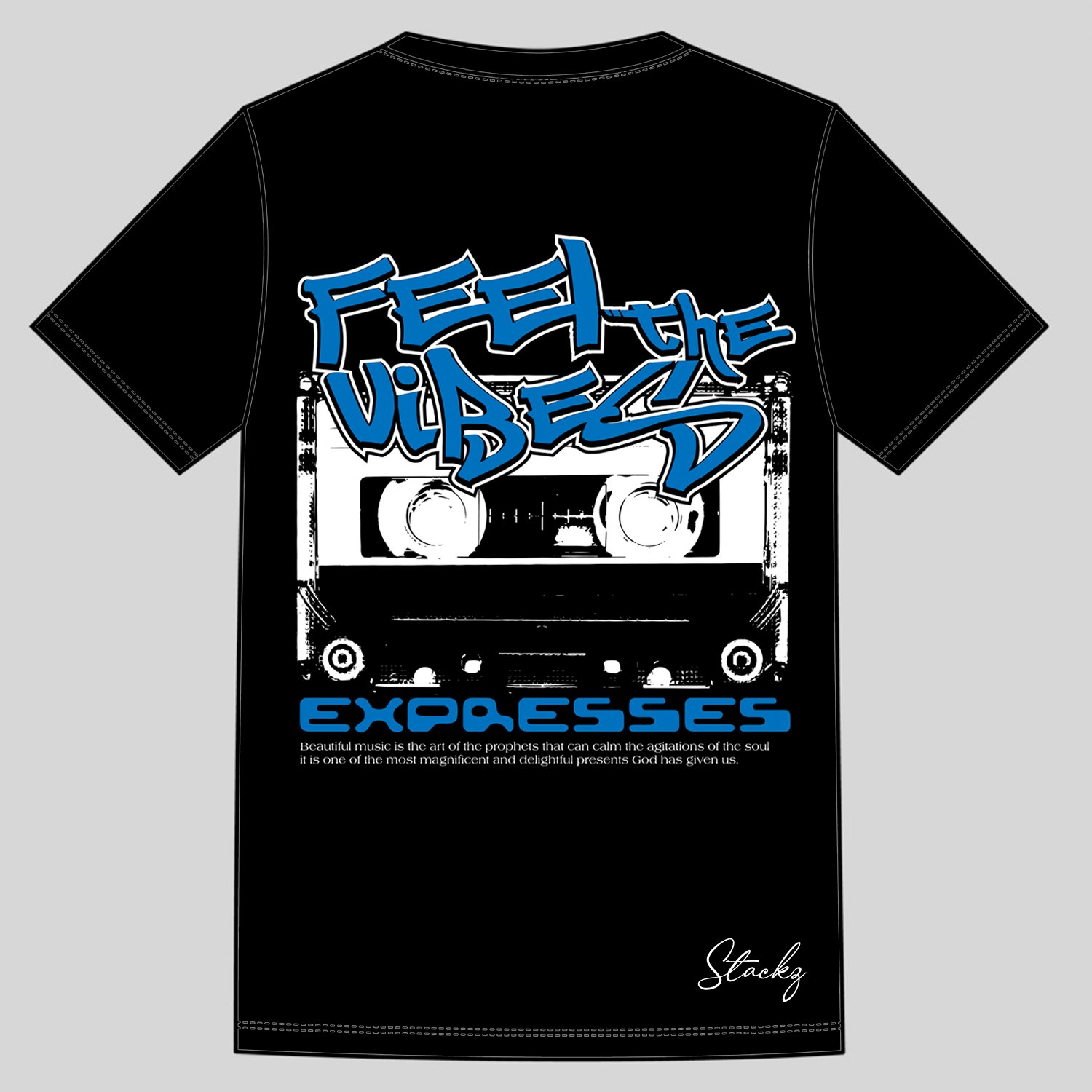 'Feel The Vibez' Oversized T-Shirt